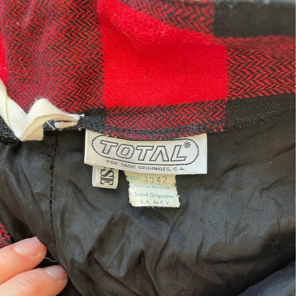 Vintage Buffalo plaid 100% wool trousers - Picture 4 of 14